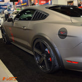 Matt Black ABS Plastic GT Rear Window Corner louver vents Bodykit for Ford Mustang FM FN 2015-2022